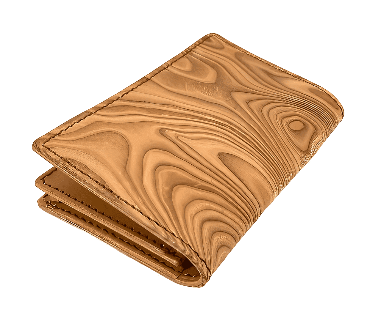 [Magnet] Sukimo Leather | Card Case (Wood Natural)