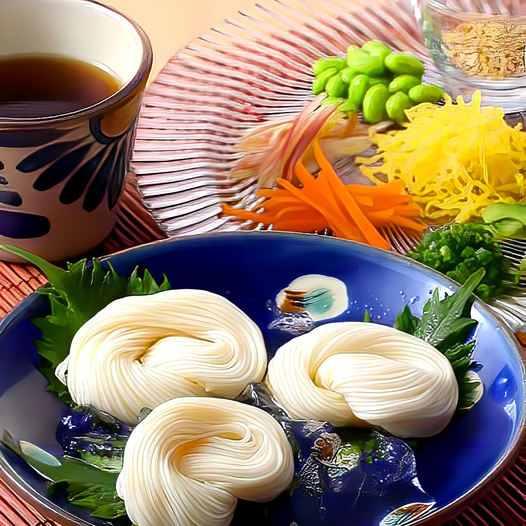 【かも手】かも川手延素麺 (乾麺 2〜3人分)