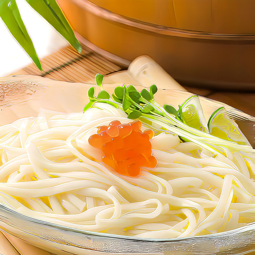 [Kamote] Chewy hand-stretched quick-boiled udon (dried noodles for 2 people)