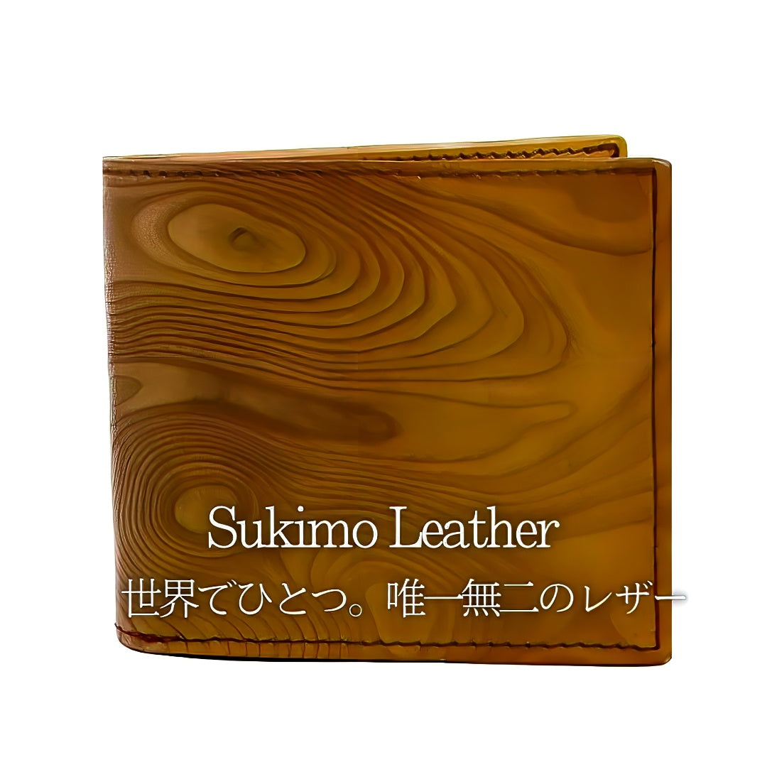 【Magnet】Sukimo Leather｜Billfold Wallet (Wood Natural)