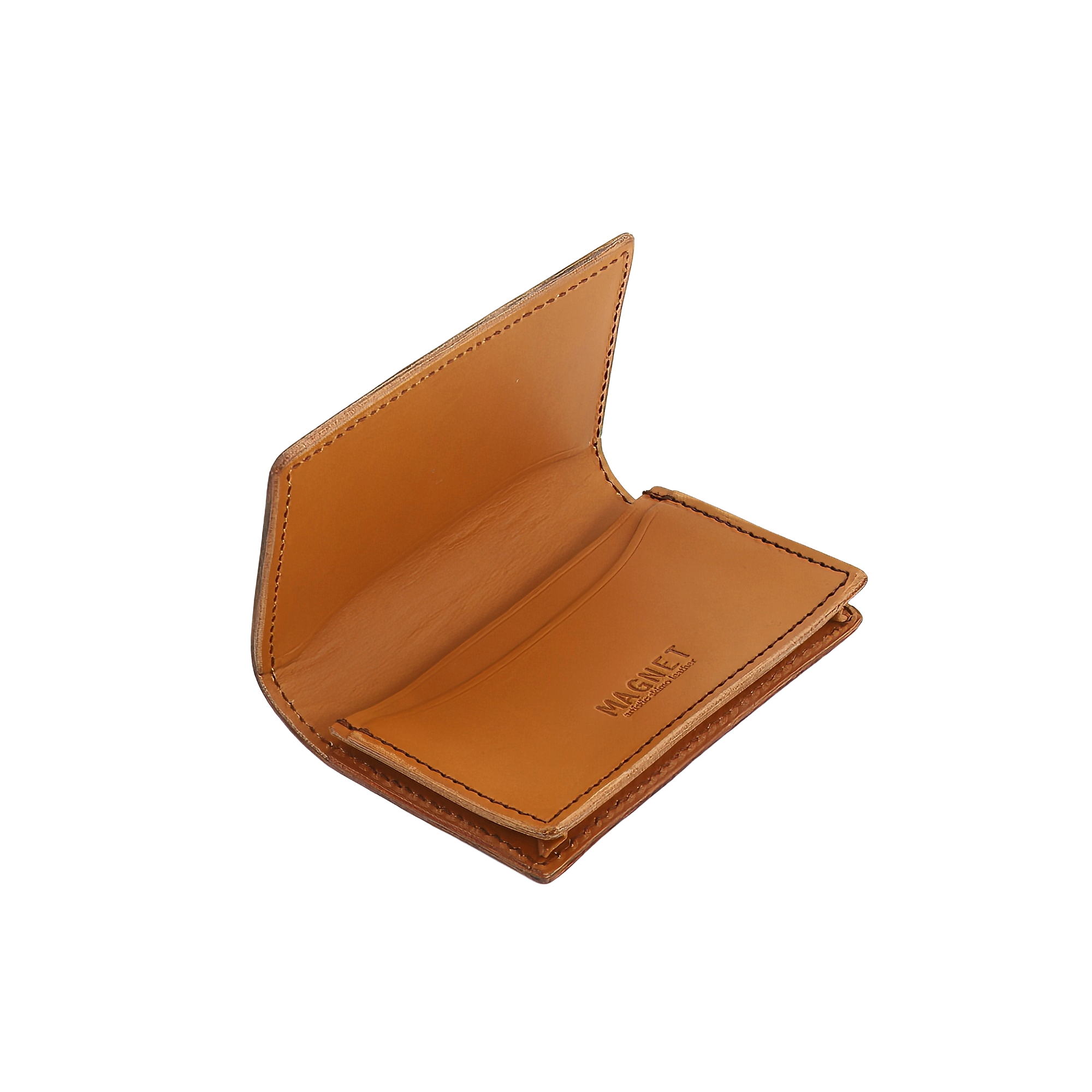 [Magnet] Sukimo Leather | Card Case (Wood Natural)