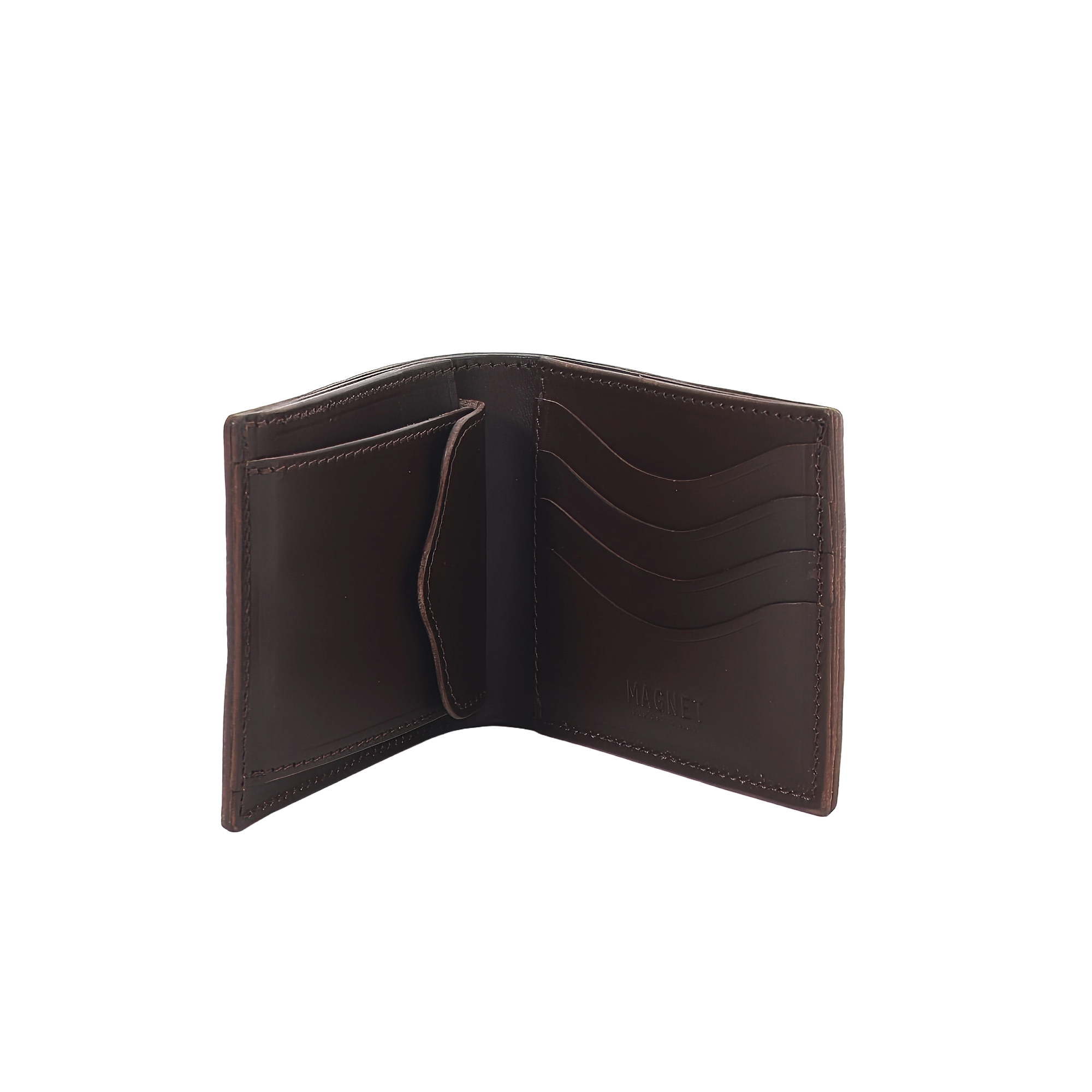 【Magnet】Sukimo Leather｜Billfold Wallet (Wood Brown)